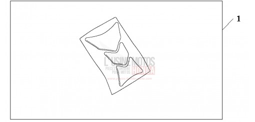 TANK PAD HRC LOGO CBR600F1 de 2001